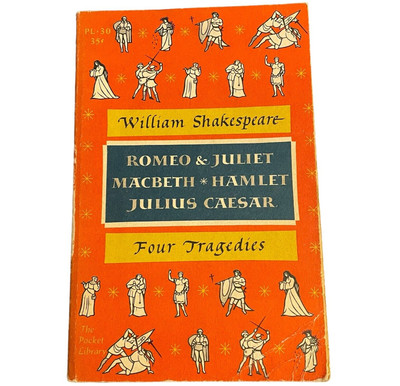1959 William Shakespeare Four Tragedies 9th Print Macbeth Hamlet Julius Ceasar