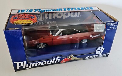 1/18 1970 Plymouth Superbird , Burnt Orange 1 of 1000 , in the box