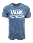 VANS MENS BMX MINERAL WASH BLUE T SHIRT