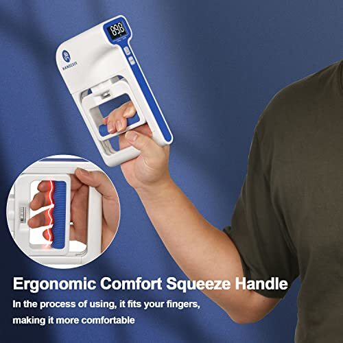 Grip Strength Tester 265lb/120kg, Digital Hand 265lb Grip Strength Tester