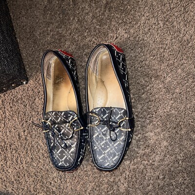 NWT RALPH LAUREN RLL logo Print Leather Lining Briley II Moccasin