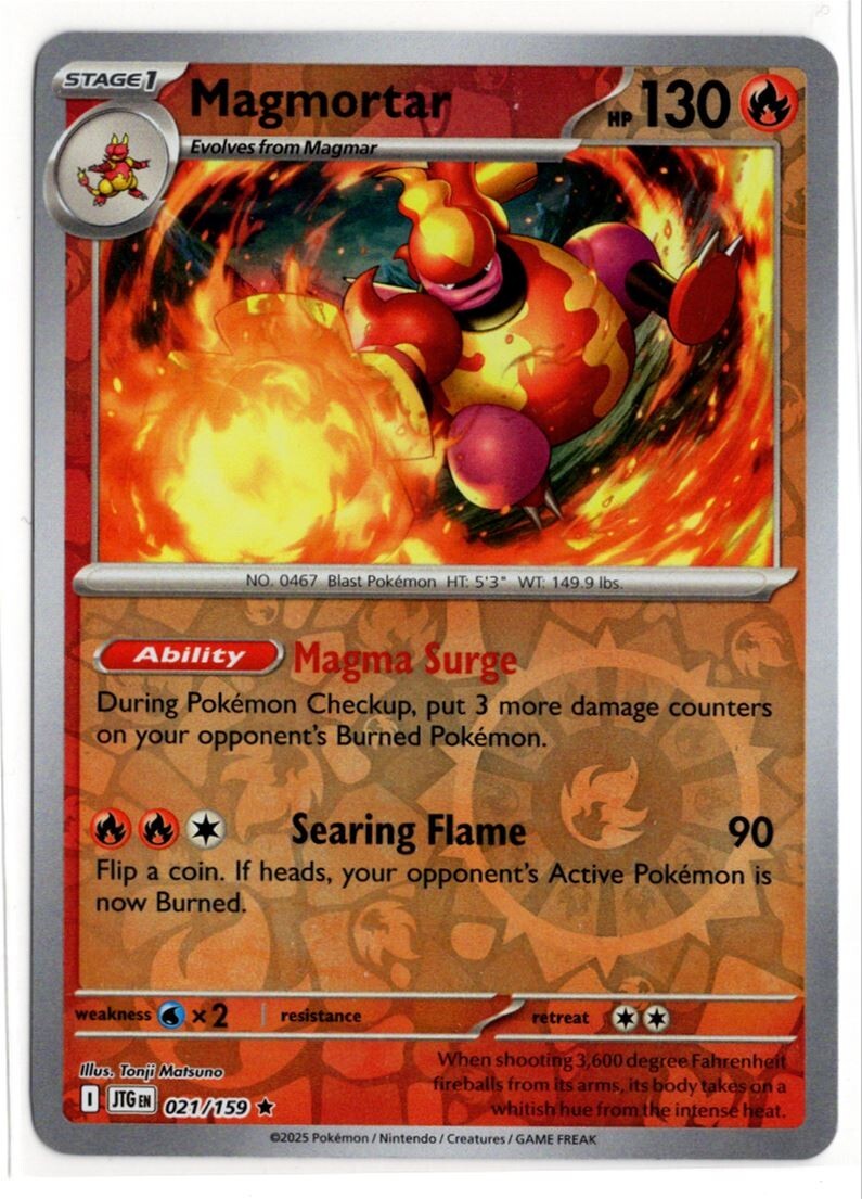 pokemon magmortar card Set 2 AR Japanese Pokemon Card 175/172 180/172 Magmortar S12a – PKMhobby main image 1