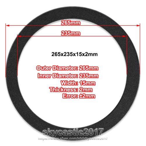 2x 3"-10" inch EVA Speaker Seal Gasket Woofer Shockproof Sealing Pad Washer Ring - Afbeelding 25 van 26