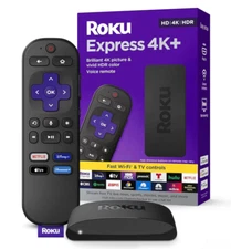 Roku Express 4K+ Streaming Media Player – 4K HDR HD TV Device