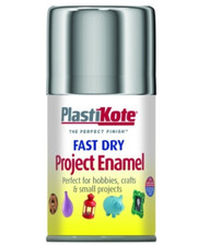 PLASTIKOTE FAST DRY ENAMEL SPRAY PAINT 100ML NEW OPAQUE GLITTER AEROSOL CANS NEW
