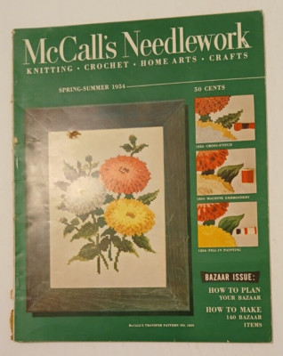 McCalls Needlework Magazine Spring/Summer 1954 How to Plan Your Bazaar