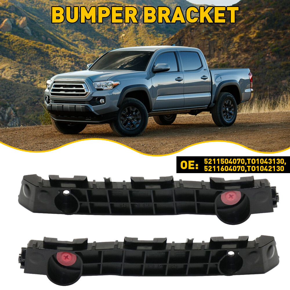 2016-2018 Toyota Tacoma Steel Front Pair Bumper Bracket Set
