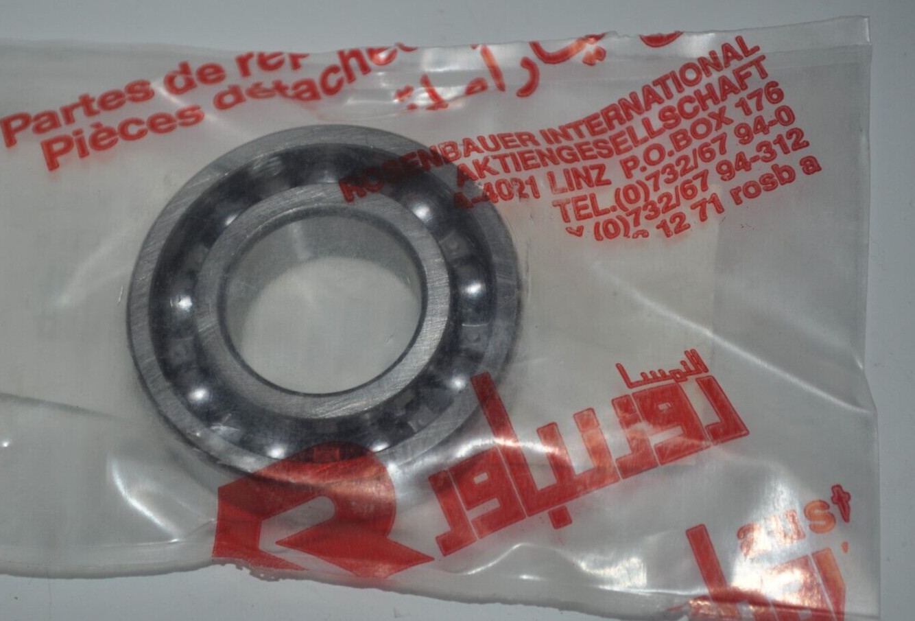 NEW OEM Rosenbauer Fire Replacement Bearing 25mm x 52mm x 15mm Part# 012128