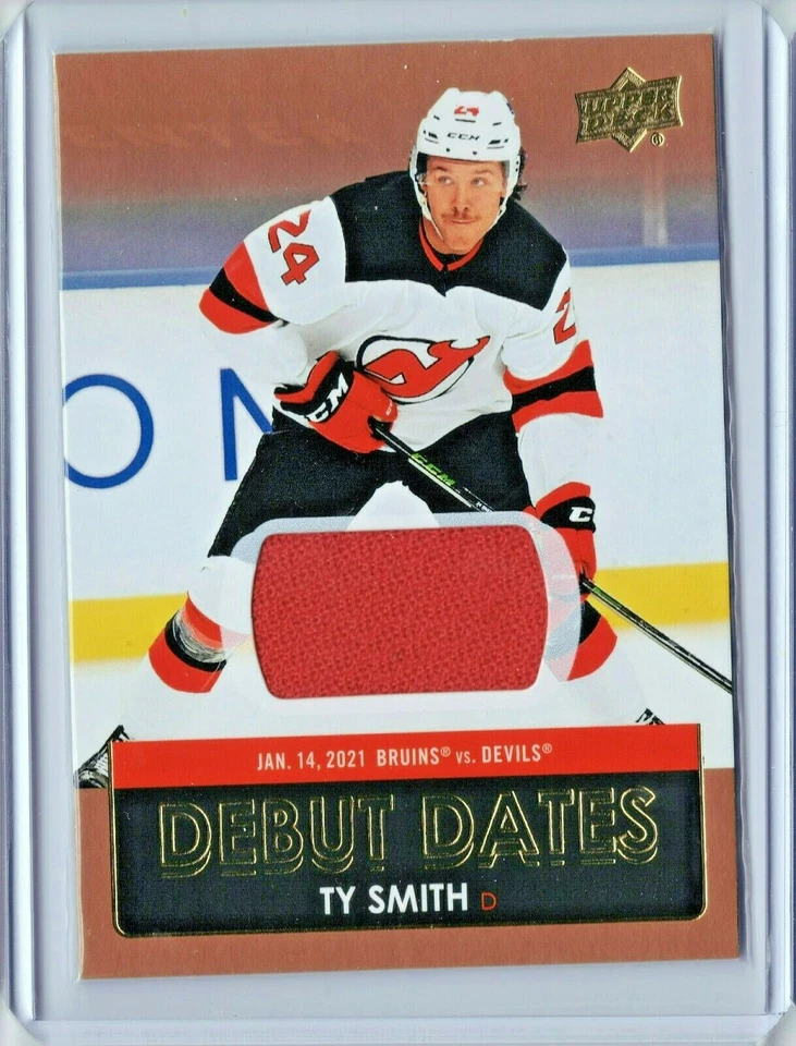 2021-22 Upper Deck Hockey Debut Dates ROOKIE JERSEYS RC - U PICK - NM to MINT - Image 3 of 4