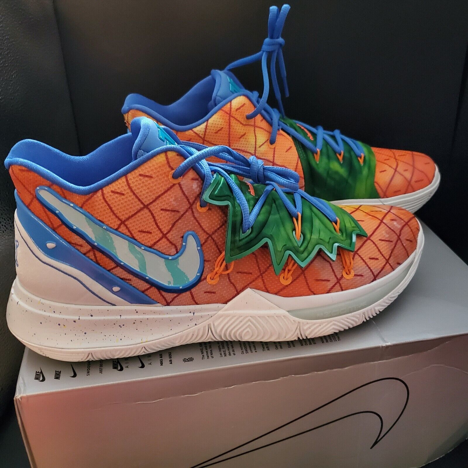 Brand New Nike Kyrie 5 Spongebob Pineapple House Men's 15 193151692481 | eBay