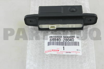 8484028040 Genuine Toyota SWITCH ASSY, BACK DOOR OPENER 84840