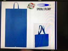 Telo Mare/Piscina Microfibra In Borsa Mare Splendy 2 x 1  100 x 180 Cm Blue Elet