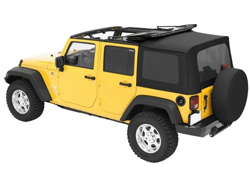 2007-2017 Wrangler Unlimited 4 Door Factory Style Soft Top 