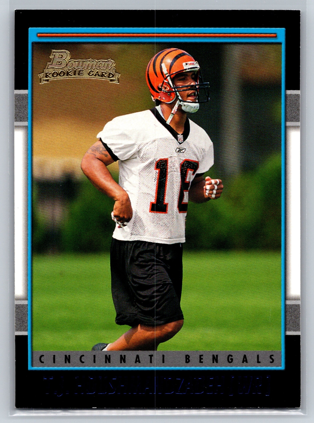 2001 Bowman #165 T.J. Houshmandzadeh RC Cincinnati Bengals