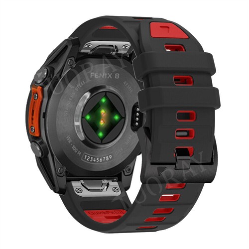 Pulsera deportiva de silicona Quick Fit para Garmin Fenix 8 7X 6 6X Epix Pro 5 5X 3 HR - Imagen 20 de 74