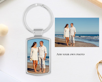 Personalisierter Foto-Schlüsselanhänger & kostenlose Geschenkbox - eigenes Foto hinzufügen - Geschenkidee