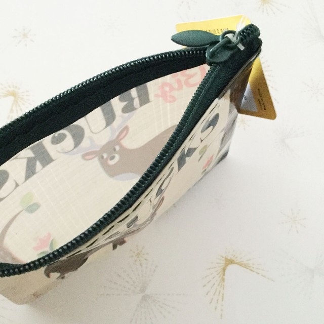 Blue Q Coin Pouch Purse Recycled Eco Friendly Retro Travel Wallet Small