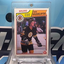 1983-84 O-Pee-Chee #52, MIKE KRUSHELNYSKI RC ??? Vintage Rookie Card. rookie card picture