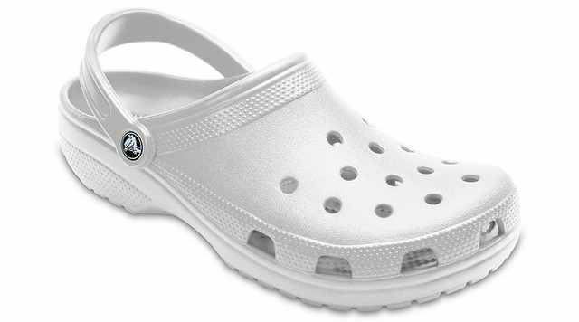 mens white crocs