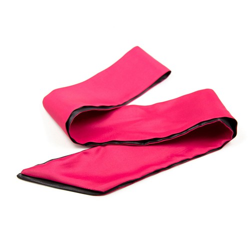 Sexy Couple Games Love Cosplay Exotic Ribbon Unisex Blindfold Red Eye Satin Mask - Picture 2 of 3