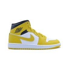 JORDAN WMNS Air Jordan 1 Mid "Vivid Sulfur" GIALLO BQ6472-170 ORIGINALI