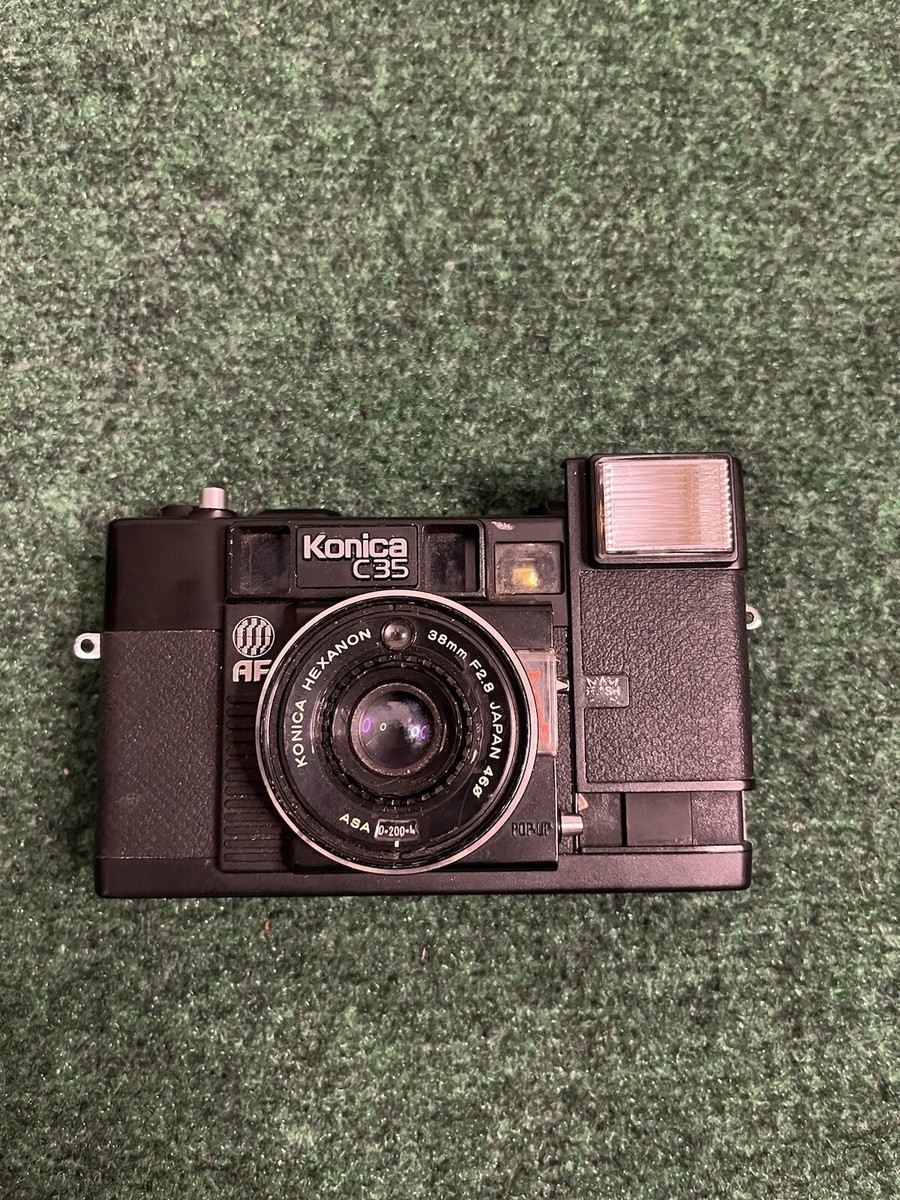 CONIKA C35 AFオートフォーカスフィルムカメラ 11/30はカメラの日】AF時代の幕開け『Konica C35 AF ジャスピン