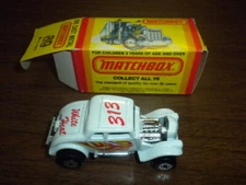 33 WILLYS STREET ROD MATCHBOX CAR with BOX - 1982 - LESNEY ENGLAND
