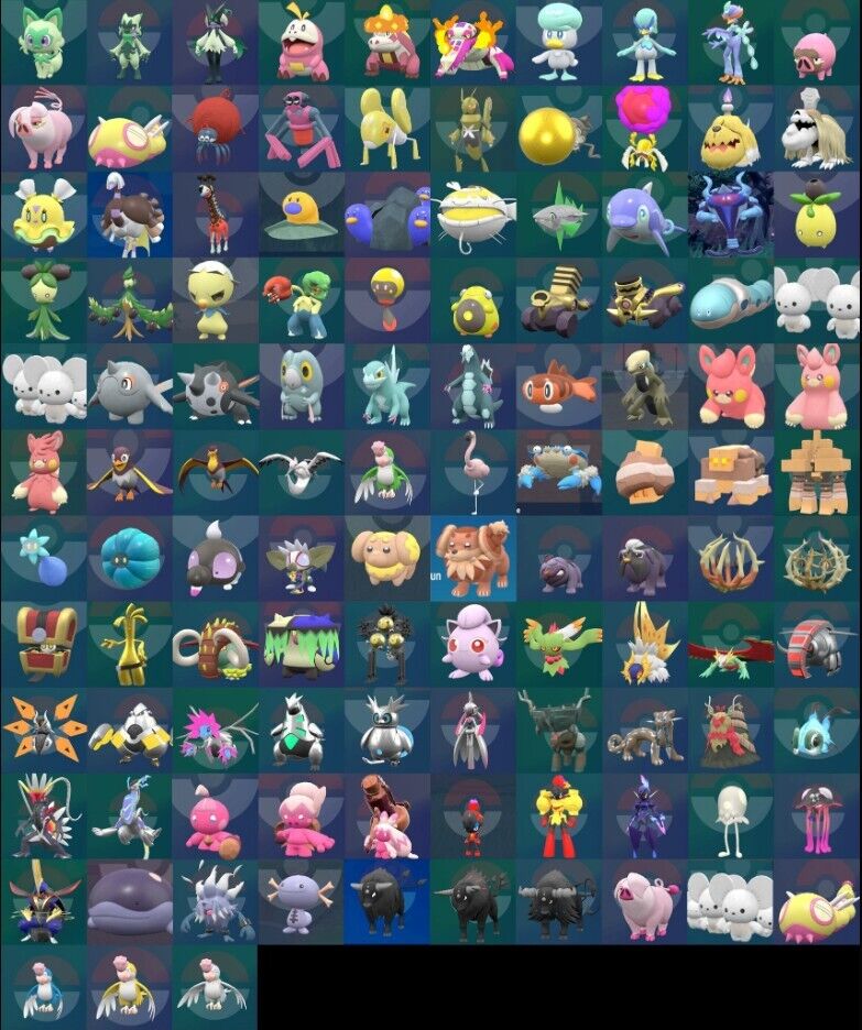 Pokédex de Pokémon Scarlet e Violet Pokédex - todos os Pokémon do Paldea  Pokédex confirmados