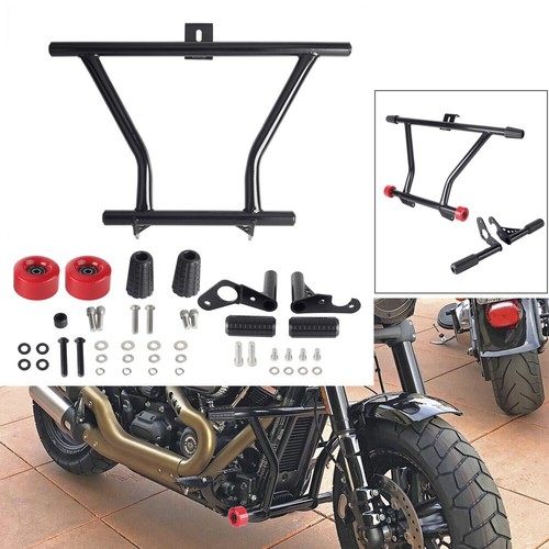 Passenger Peg Crash Bar Engine Guard Kit For Harley Softail Fat Bob 114 FXFBS 18 - Picture 1 of 10