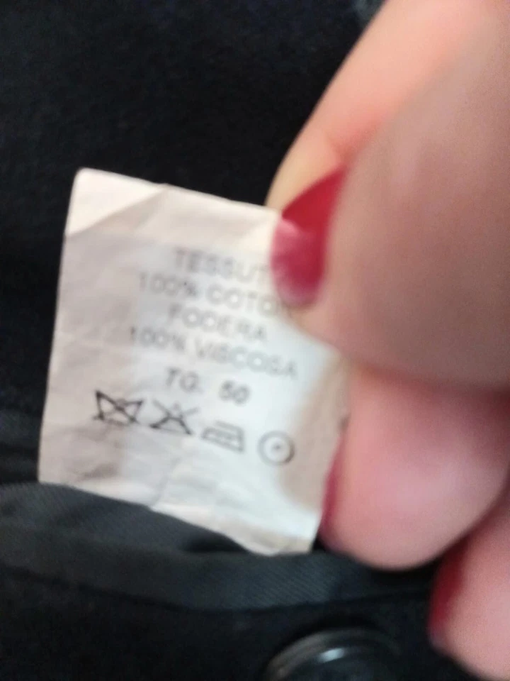 Black Velvet Blazer Size 50 Boggi  - Image 3 of 4