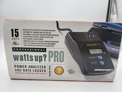 Watts Up Logs Data Pro Electricity Consumption Power Meter Analyzer Box