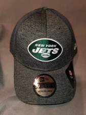 NEW ERA 39 THIRTY NFL NEW YORK JETS SHADOW TECH MENS HAT MESH GREY MEDIUM LARGE