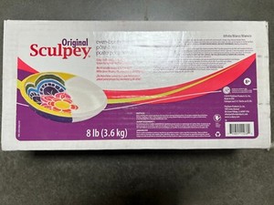 Original Sculpey Oven-Bake Clay, 8 Lb., White