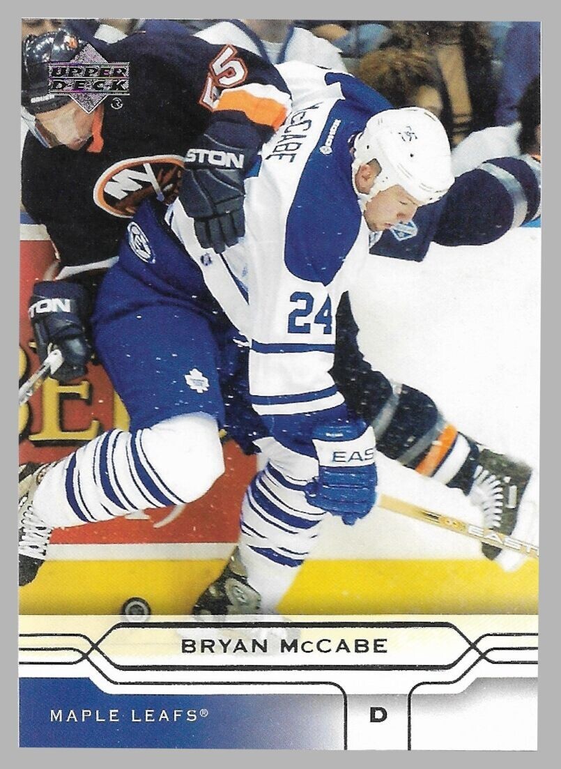 Bryan McCabe #165 2004-05 Upper Deck Hockey Card NM-Mint