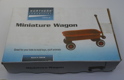 MINIATURE RED WAGON TOY, NEW IN BOX, NORTHERN INDUSTRIAL TOOLS