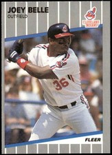 1989 Fleer Update #U-25 Joey Belle Rookie E1