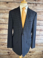 Isaia Wool Cashmere Winter Hopsack Blazer Siz...
