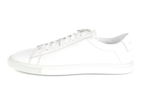 OLIVER CABELL SNEAKERS Low1 white calfskin made in Italy luxury 45 usa 12
