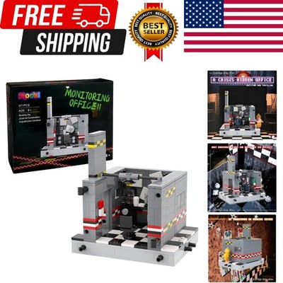 Five Nights Offices Building Blocks Toys,Classic Horror Game Building Set,Hal...