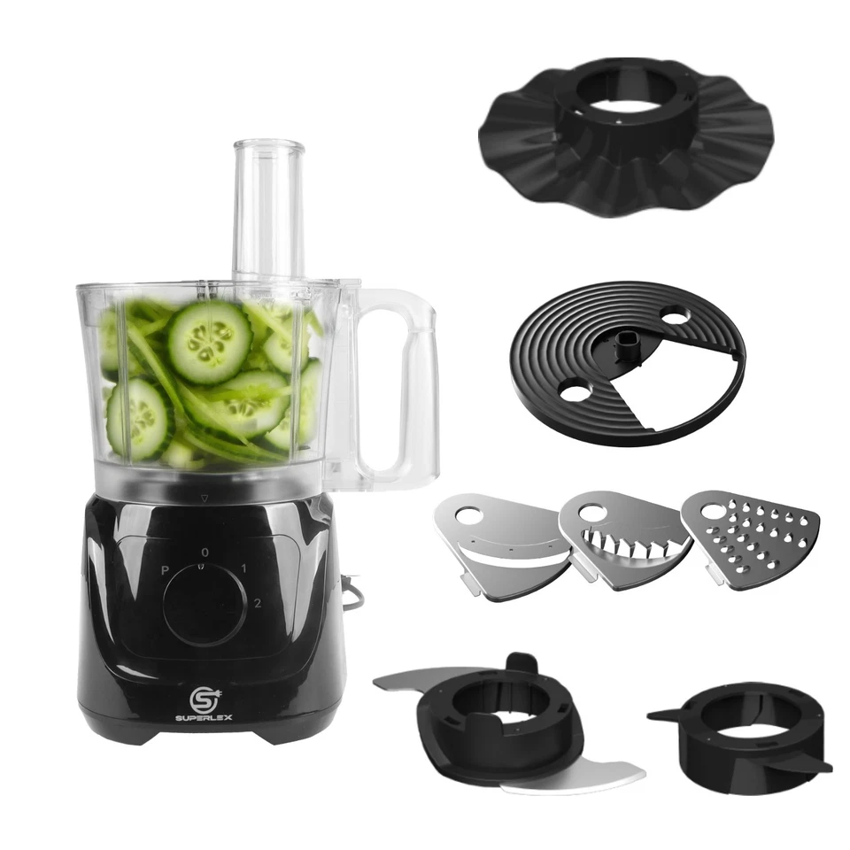 SUPERLEX Food Processor Küchenmaschine Rührmaschinemixer 10Funktionen Standmixer - Bild 3 von 4