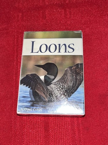 SEALED COMMON LOONS PLAYING CARDS FULL DECK By STAN TEKIELA 54 BEAUTIFUL PHOTOS - Picture 2 of 7