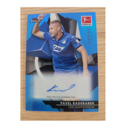 Topps Finest Bundesliga Autograph /65 Pavel Kaderabek TSG Hoffenheim