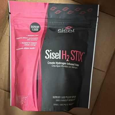 SiselH2STix Raspberry   Dietary Supplement Hydration Drink Mix 30 Packets New