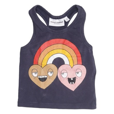 Mini Rodini, Tank­top, Größe: 68/74, Blau/Mehrfarbig #g0v