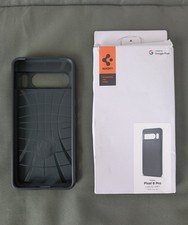 For Google Pixel 8 Pro Spigen Liquid Air Shockproof Slim Cover Abyss Green