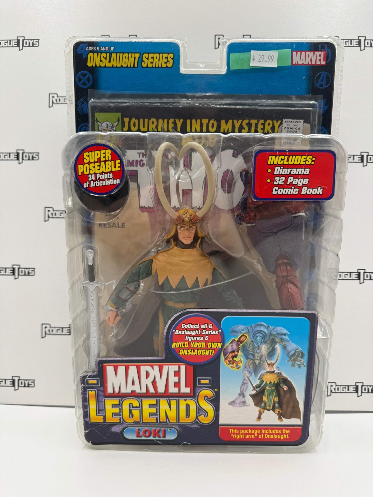 ToyBiz Marvel Legends Onslaught Series Loki