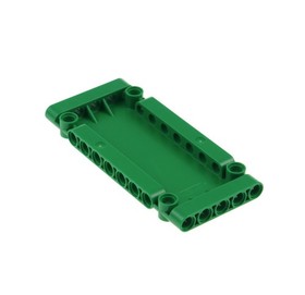 1x LEGO Technic Panel 5x11x1 Green Sticker 24-7 Blower Left 42008 64782pb003L
