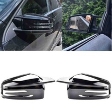 M-Stil Schwarz Spiegelkappen Links Rechts Für Benz C117 C218 X156 X166 X204 X166