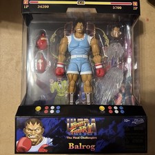 Ultra Street Fighter II BALROG 6-inch Action Figure Jada Toys Case Fresh New