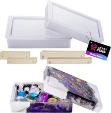 Storage Box Molds, Silicone Resin Box Molds, Storage Container with Sliding Lid